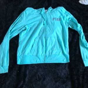 PINK zip up hoodie